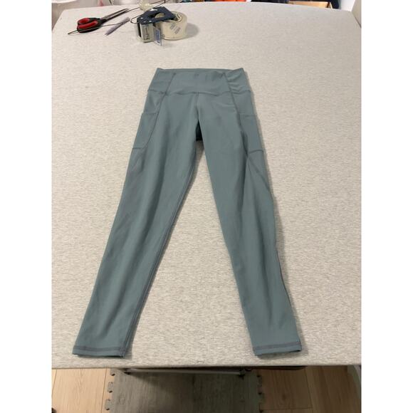 Barre3 Leggings Womens Small High Rise Yoga Pants Pockets Stretch Activewear - Picture 2 of 9